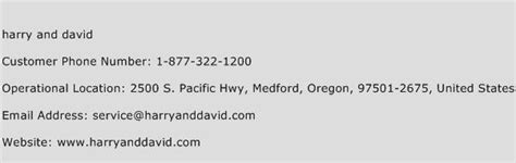Harry and david phone number - Harry and David, LLC (Harry and David) is an American -based premium food and gift producer and retailer. The company sells its products through direct mail, online, corporate gifting, and in their flagship location in Medford, Oregon, and operates the brands Harry & David, Wolferman's, and Vital Choice. Harry & David was founded in 1910 by ... 